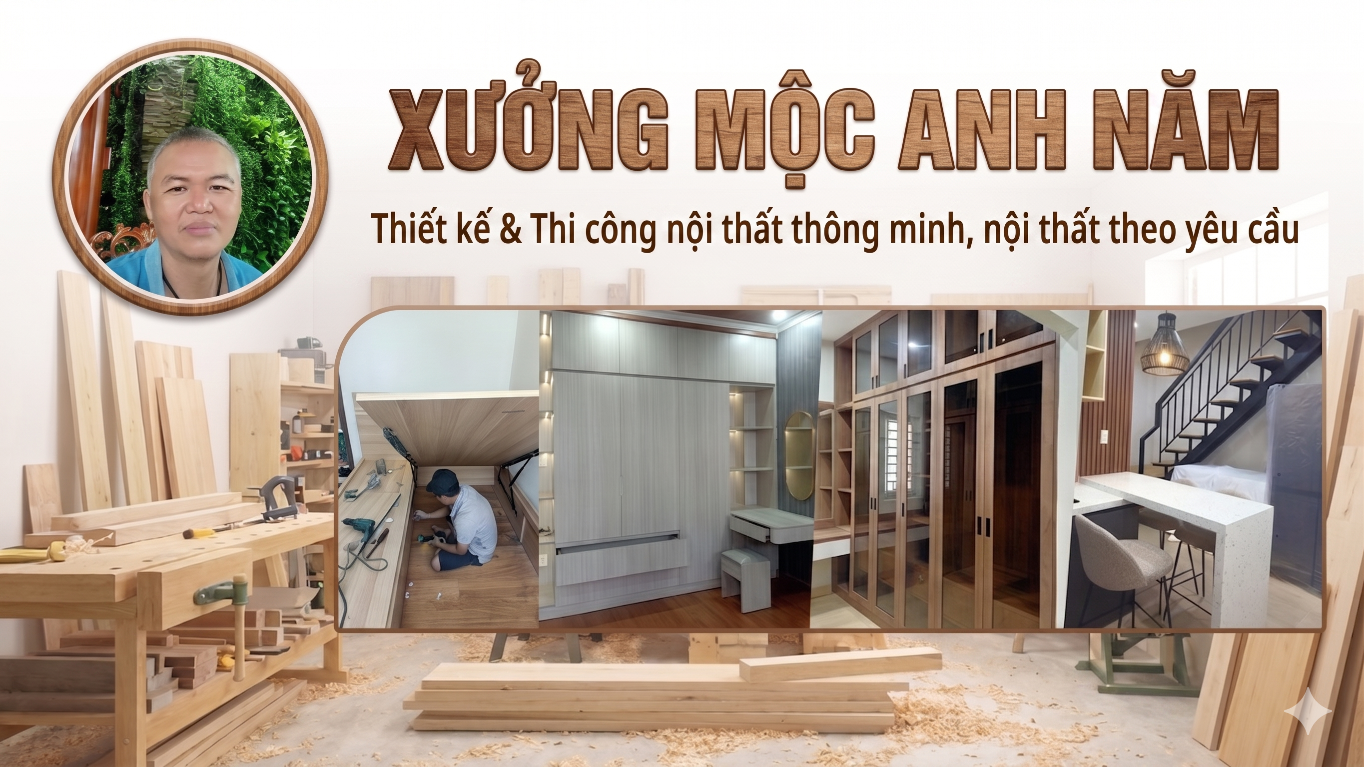 Xưởng Mộc Anh Năm - Thiết kế & Thi công nội thất thông minh